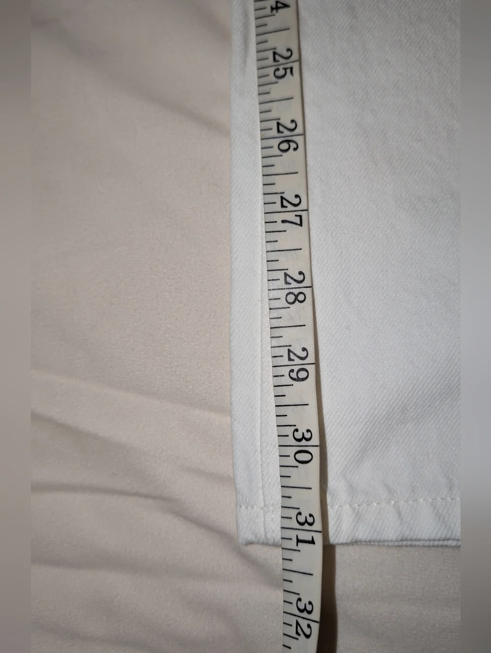 Madewell The Curvy Cleo Straight Jean NWT Size 24 White